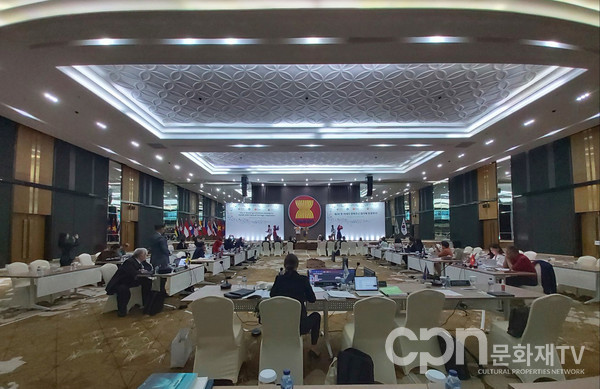 '제2차 한-아세안 문화유산 협의체 운영회의' 내부 모습 (사진 = 문화재청)